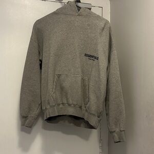 Essentials Charcoal Pullover Hoodie